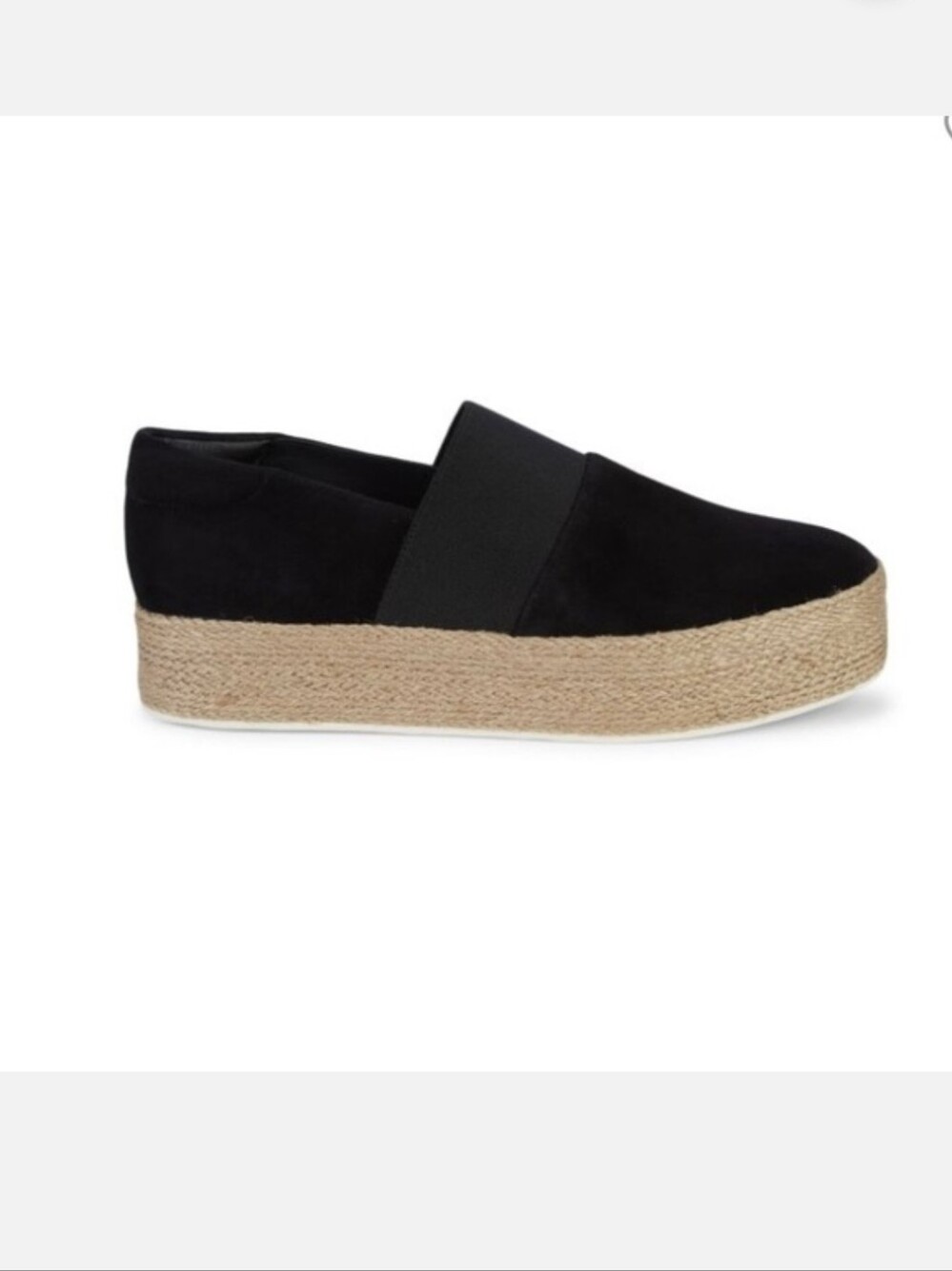 Vince Winford Suede/Textile Espadrille Platform Loafer Size 10